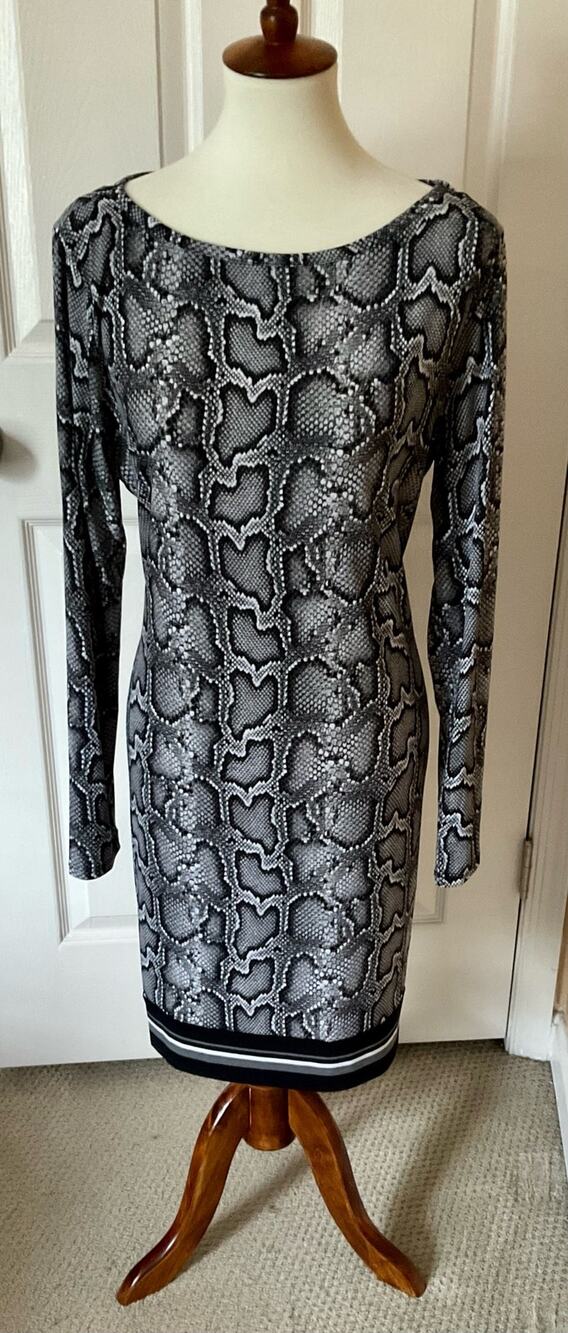 MICHAEL Michael Kors Snake Print Dress 3/4 length sleeves